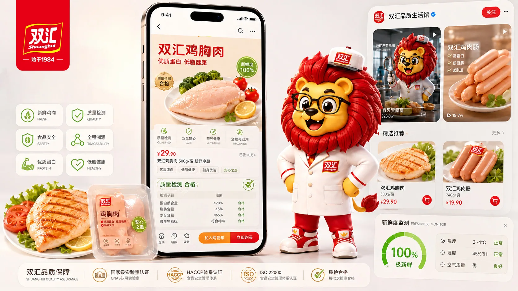双汇狮子 IP 视觉五